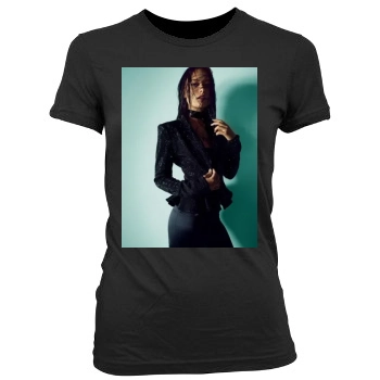 Olivia Wilde Women's Junior Cut Crewneck T-Shirt