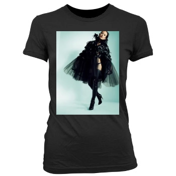 Olivia Wilde Women's Junior Cut Crewneck T-Shirt