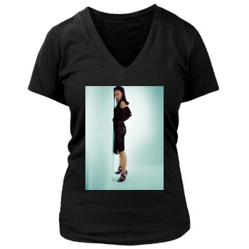 Olivia Wilde Women's Deep V-Neck TShirt