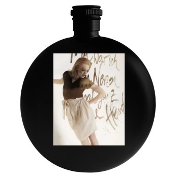 Heike Makatsch Round Flask