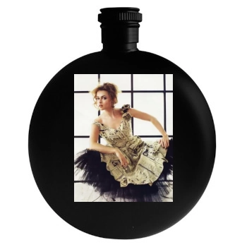 Helena Bonham Carter Round Flask