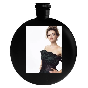 Helena Bonham Carter Round Flask