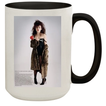 Helena Bonham Carter 15oz Colored Inner & Handle Mug