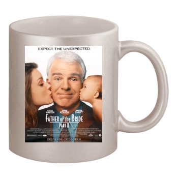 Father of the Bride Part II (1995) 11oz Metallic Silver Mug