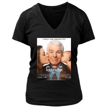 Father of the Bride Part II (1995) Women's Deep V-Neck TShirt