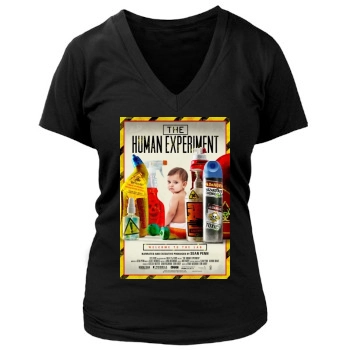 The Human Experiment (2013) Women's Deep V-Neck TShirt