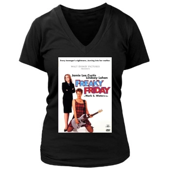 Freaky Friday (2003) Women's Deep V-Neck TShirt