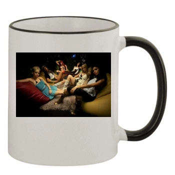 The Pussycat Dolls 11oz Colored Rim & Handle Mug