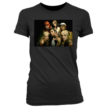 The Pussycat Dolls Women's Junior Cut Crewneck T-Shirt