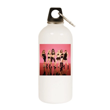 The Pussycat Dolls White Water Bottle With Carabiner