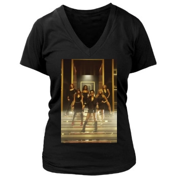 The Pussycat Dolls Women's Deep V-Neck TShirt