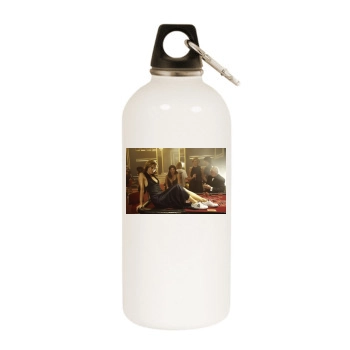 The Pussycat Dolls White Water Bottle With Carabiner