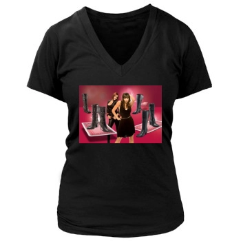 The Pussycat Dolls Women's Deep V-Neck TShirt