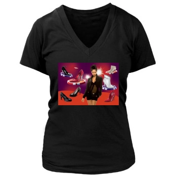 The Pussycat Dolls Women's Deep V-Neck TShirt