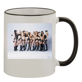 The Pussycat Dolls 11oz Colored Rim & Handle Mug