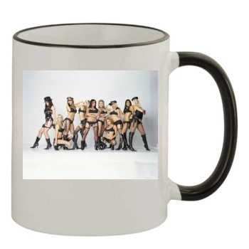 The Pussycat Dolls 11oz Colored Rim & Handle Mug