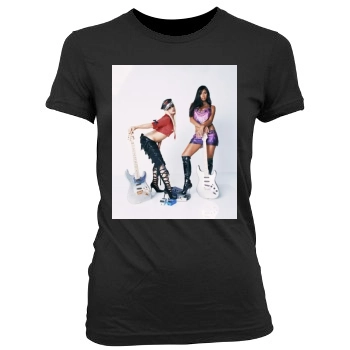 The Pussycat Dolls Women's Junior Cut Crewneck T-Shirt