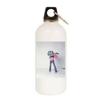 The Pussycat Dolls White Water Bottle With Carabiner