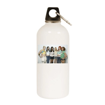 The Pussycat Dolls White Water Bottle With Carabiner