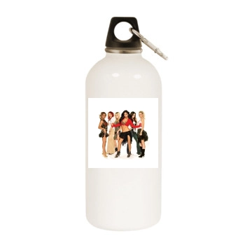 The Pussycat Dolls White Water Bottle With Carabiner