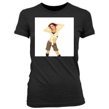 The Pussycat Dolls Women's Junior Cut Crewneck T-Shirt