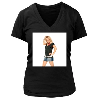 The Pussycat Dolls Women's Deep V-Neck TShirt