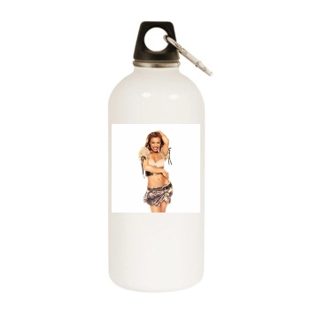 The Pussycat Dolls White Water Bottle With Carabiner