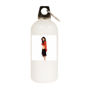 The Pussycat Dolls White Water Bottle With Carabiner