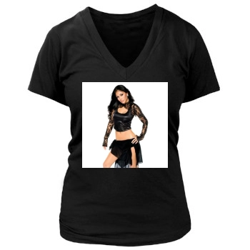 The Pussycat Dolls Women's Deep V-Neck TShirt