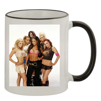 The Pussycat Dolls 11oz Colored Rim & Handle Mug