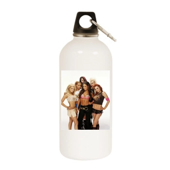 The Pussycat Dolls White Water Bottle With Carabiner