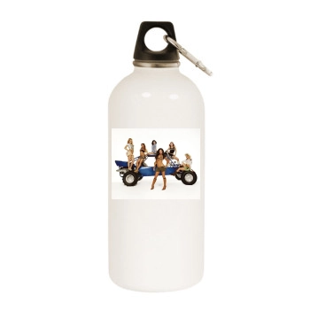 The Pussycat Dolls White Water Bottle With Carabiner