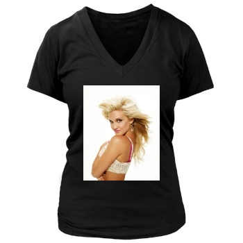 The Pussycat Dolls Women's Deep V-Neck TShirt