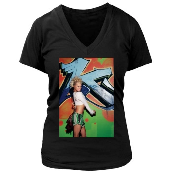 The Pussycat Dolls Women's Deep V-Neck TShirt