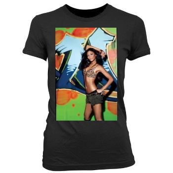 The Pussycat Dolls Women's Junior Cut Crewneck T-Shirt