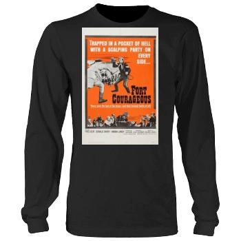 Fort Courageous (1965) Men's Heavy Long Sleeve TShirt