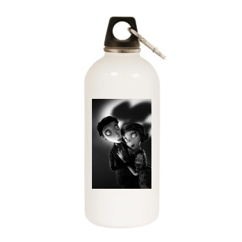 Frankenweenie (2012) White Water Bottle With Carabiner