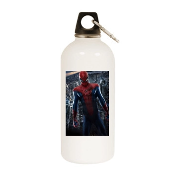 The Amazing Spider-Man (2012) White Water Bottle With Carabiner