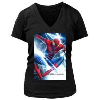 The Amazing Spider-Man 2 (2014) Women's Deep V-Neck TShirt