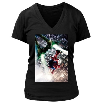 The Amazing Spider-Man 2 (2014) Women's Deep V-Neck TShirt