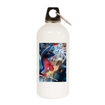 The Amazing Spider-Man 2 (2014) White Water Bottle With Carabiner