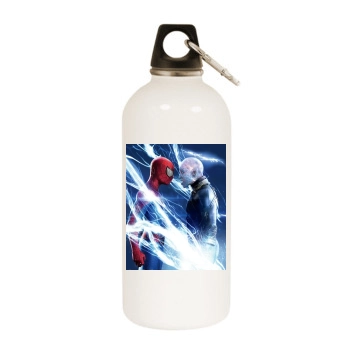 The Amazing Spider-Man 2 (2014) White Water Bottle With Carabiner