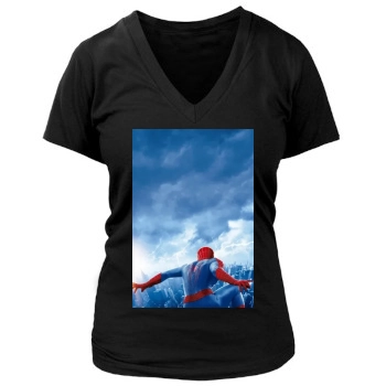 The Amazing Spider-Man 2 (2014) Women's Deep V-Neck TShirt