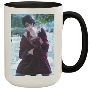 Helena Christensen 15oz Colored Inner & Handle Mug