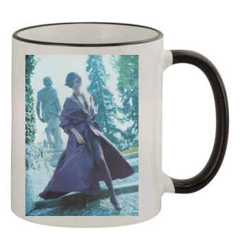 Helena Christensen 11oz Colored Rim & Handle Mug