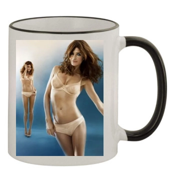 Helena Christensen 11oz Colored Rim & Handle Mug