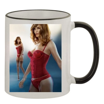 Helena Christensen 11oz Colored Rim & Handle Mug