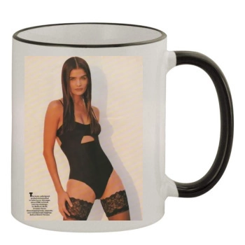 Helena Christensen 11oz Colored Rim & Handle Mug