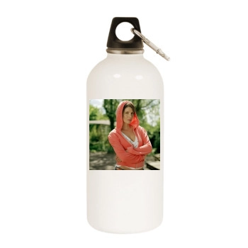 Sadie Frost White Water Bottle With Carabiner