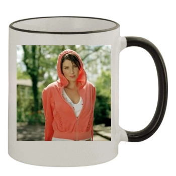 Sadie Frost 11oz Colored Rim & Handle Mug